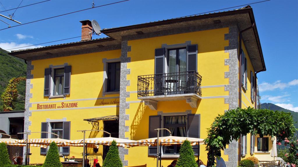 Bed and Breakfast Ristorante Della Stazione Da Yanelo Intragna TI Exterior foto